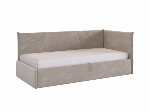 Кровать тахта Квест 900 велюр латте