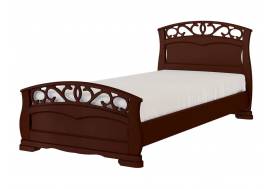 Кровать Грация-1 900 Орех