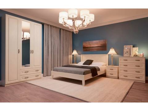 Спальня Кантри Слоновая кость лак