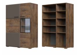 Тумба 2 двери 950 Рио Смоки Soft touch