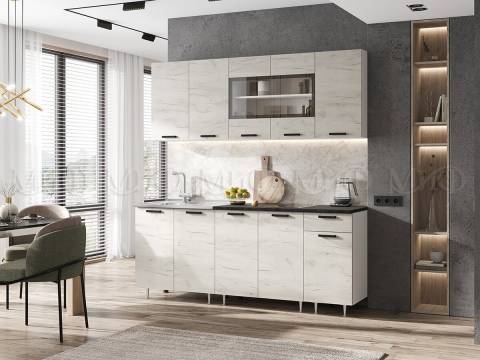 Кухонный гарнитур Рио New 2000 дуб крафт Белый