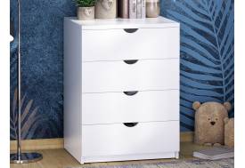 Комод В-6 с 4-мя ящиками матовый ЛДСП Фаворит