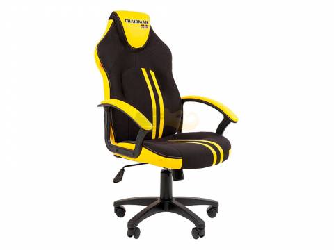 Офисное кресло Chairman game 26 Россия черный/желтый New