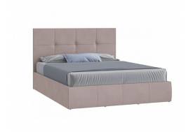 Кровать Твист с ПМ 1200х2000 мм микровелюр бежевый