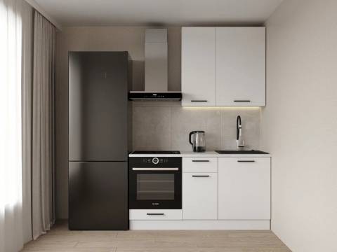 Кухонный гарнитур Жемчуг 1600 (верх 950 мм)