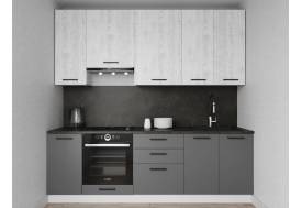 Кухонный гарнитур Санторини 2400 (верх 950 мм) МДФ