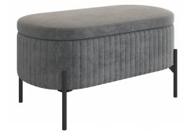 Пуф Винни велюр графит