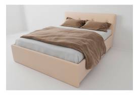 Кровать Дора с подъемным механизмом 160 Бежевый велюр