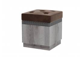 Пуфик на цоколе Ольга 3 дуб делано