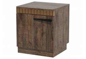 Тумба прикроватная на цоколе Ольга 3 дуб коми