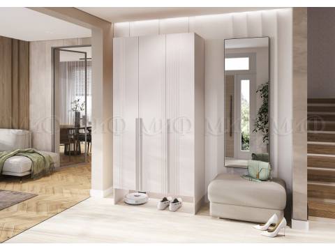 Прихожая Луна шкаф 3-х створчатый Кашемир