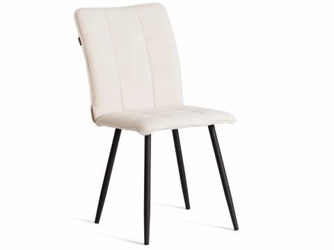 Стул обеденный Bari LT флок молочный