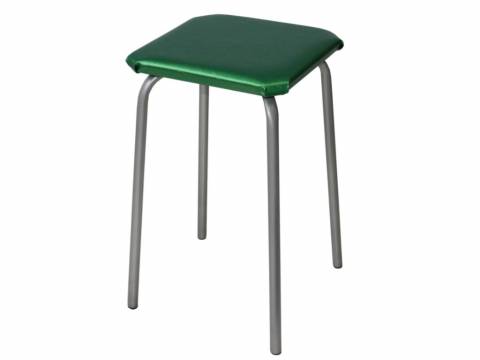 Табурет квадратный ДХ-9 обивка изумруд