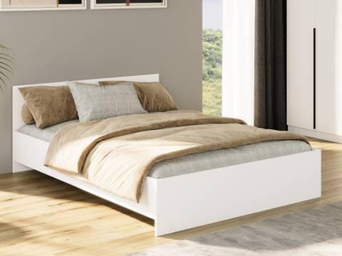 Кровать Монблан 120х200 см Белый Шагрень