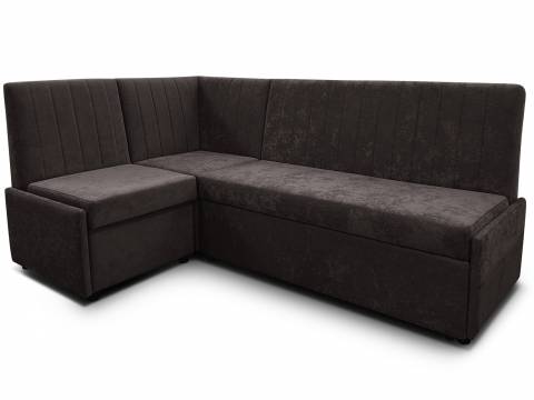 Угловой диван Призма Страйп со спальным местом вивальди 10