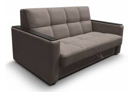 Диван Рэй 1600х2000 Клетка с прямыми подлокотниками с МДФ вивальди 8