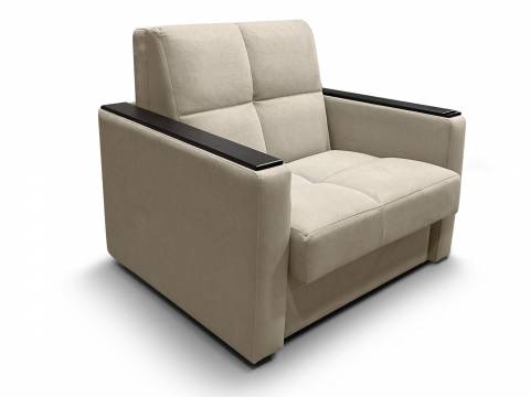 Диван Рэй 700х2000 Клетка с прямыми подлокотниками с МДФ вивальди 3