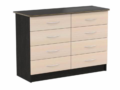 Комод 1200 Дуэт Люкс Венге/Млечный Дуб