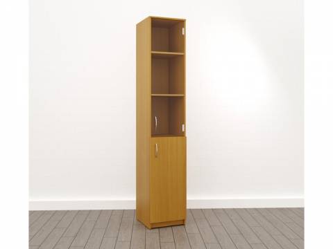 Шкаф комбинированный закрытый узкий (К-47) Менеджер