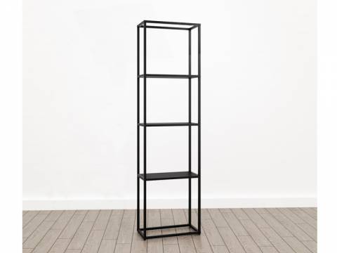 Стеллаж высокий узкий (М-14) Лофт Черный