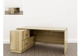 Стол дизайн Левый (О-6) Eclectic lite одноцветный Дуб рокпайл