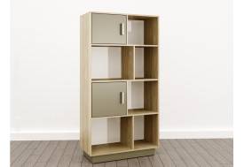 Стеллаж малый (О-10) Eclectic lite Дуб рокпайл-Мокко