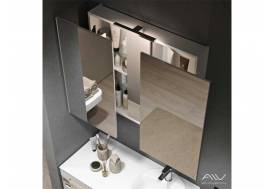 Шкаф-трюмо зеркальный Cosmetic 90 без светильника