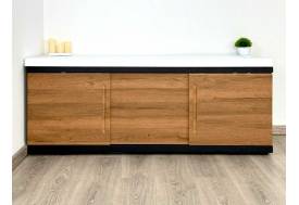 Экран под ванну МДФ Alt Black 1700 мм дуб