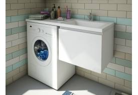 Тумба с раковиной Dallas Luxe 1300 навесная 1 ящик правая