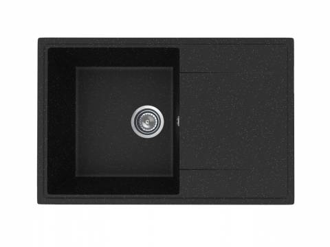 Кухонная мойка Uperwood ECON UPD-507-004 черная матовая
