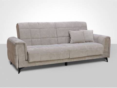 Диван Флирт 3 со съемным чехлом Сенсей хумус