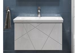 Тумба Geometry 700-0-1 Como навесная белый