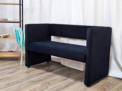 Диван Missa Велюр черный