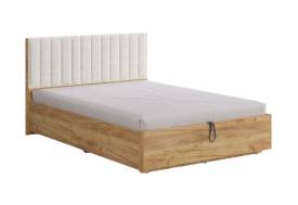 Кровать с подъемным механизмом Юлия 140х200 см дуб крафт золотой