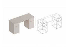 Стол письменный Тефия 2-х тумбовый