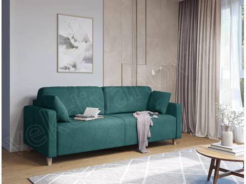Прямой диван Стокгольм Newtone emerald
