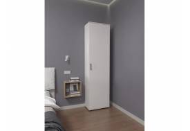 Шкаф со штангой и полками арт. 521 белый