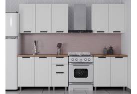 Кухонный гарнитур Лилия 2000 мм Молочный