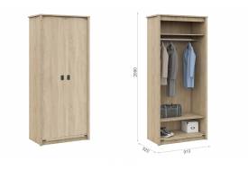 Шкаф для детской Валенсия 2 дверный