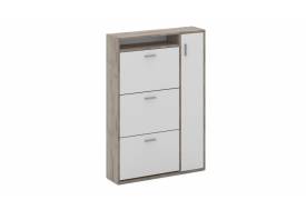 Тумба для обуви Толедо-2 Дуб крафт серый-белый