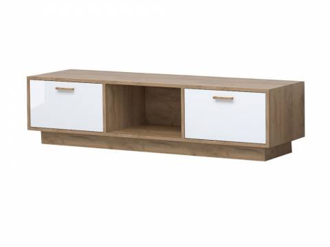 ТВ тумба Эго Т-3 белый глянец цоколь